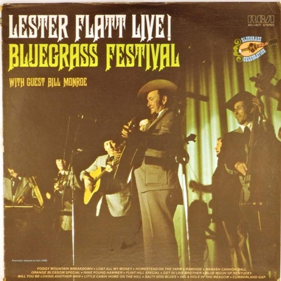 Пластинка Lester Flatt Bluegrass Festival. Live!